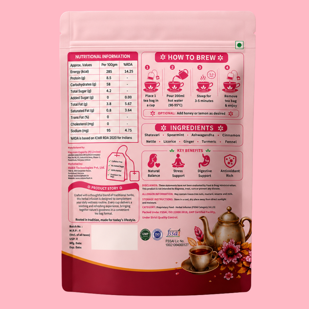 Women's Wellness Blend with Shatavari & Spearmint